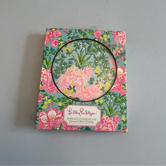 Lilly Pulitzer Other - Lilly Pulitzer Fruity Flamingo Wireless Charging Pad